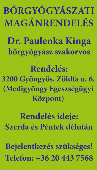 bőrgyógyász Gyöngyös