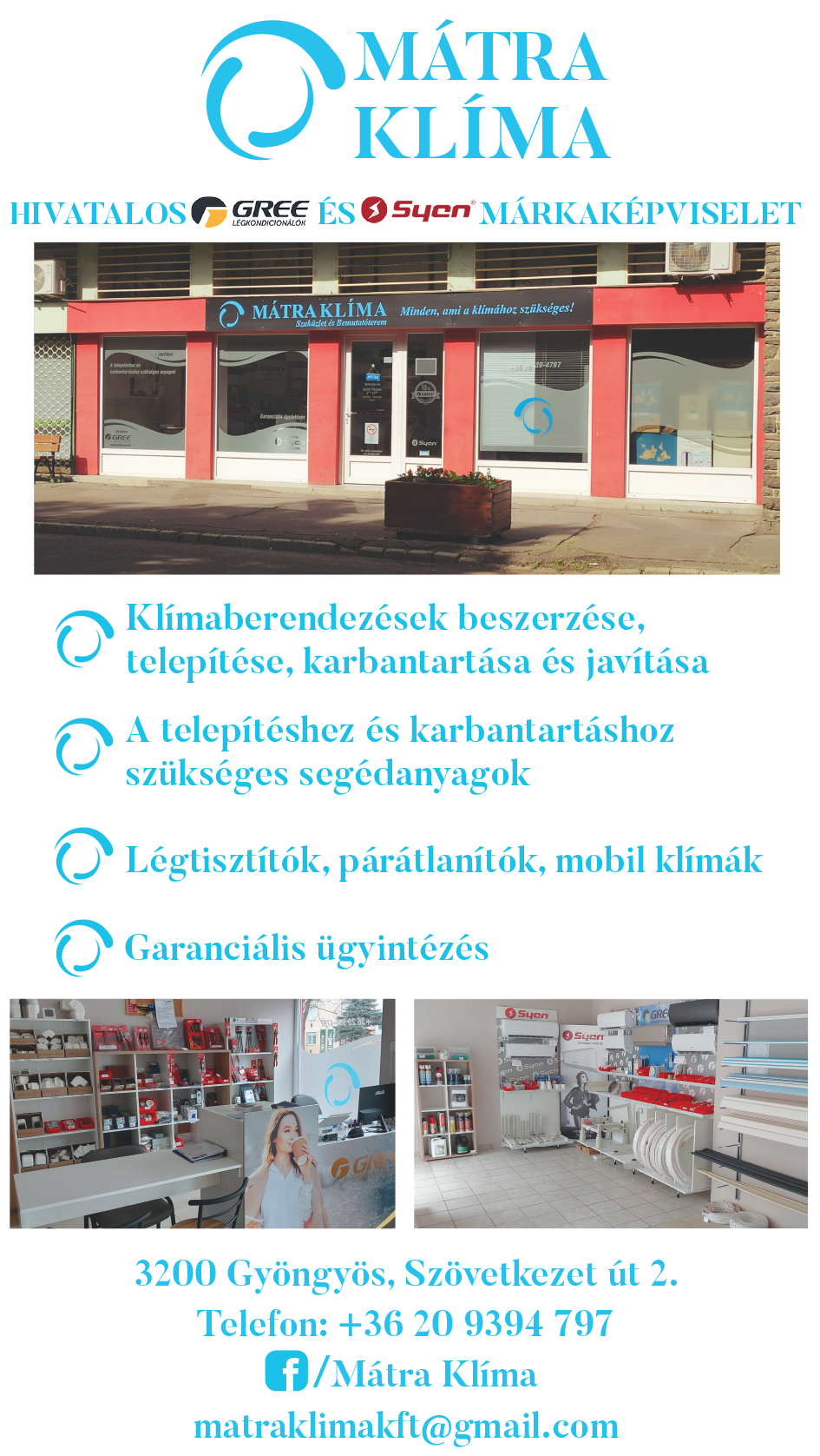 Klíma szaküzlet Gyöngyös