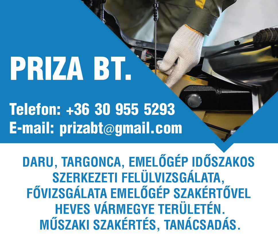 emelőgép felülvizsgálat Heves megye